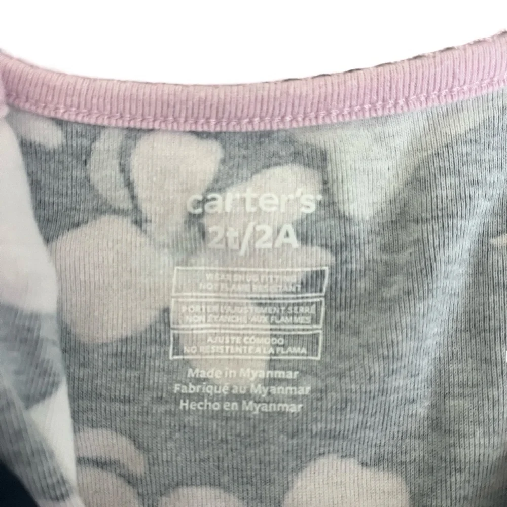 Carter's Floral Footie - Pink, Blue, and Green. Size: 2T. Great Condition
